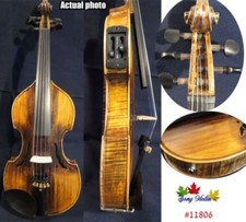 Baroque style song solid wood 5 strings electric violin 4/4 Acoustic violin