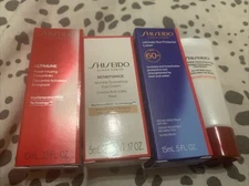 shisheido 4 piece travel kit - Benefiance Eye, Ultimune Concentrate, Sun Care
