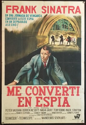 THE NAKED RUNNER, Frank Sinatra, Peter Vaughan, Sidney J. Furie, Poster