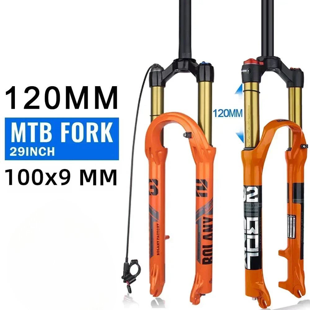 Straight Steerer 120mm Air Fork 29 Mtb Bicycle Front Suspension