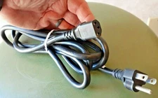 *NEW* lot of (5) GlobTek 9'6" AC power cords, 14awg 300v E245414 VW-1 FT2