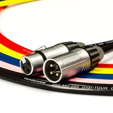 Digital AES  DMX Lead. 3 Pin. Van Damme Cable, Female XLR to Male xlr 110ohm