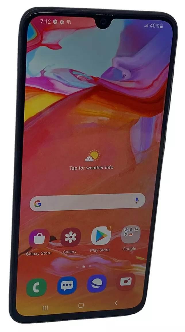 Galaxy A70 128GB black, 6.7 display