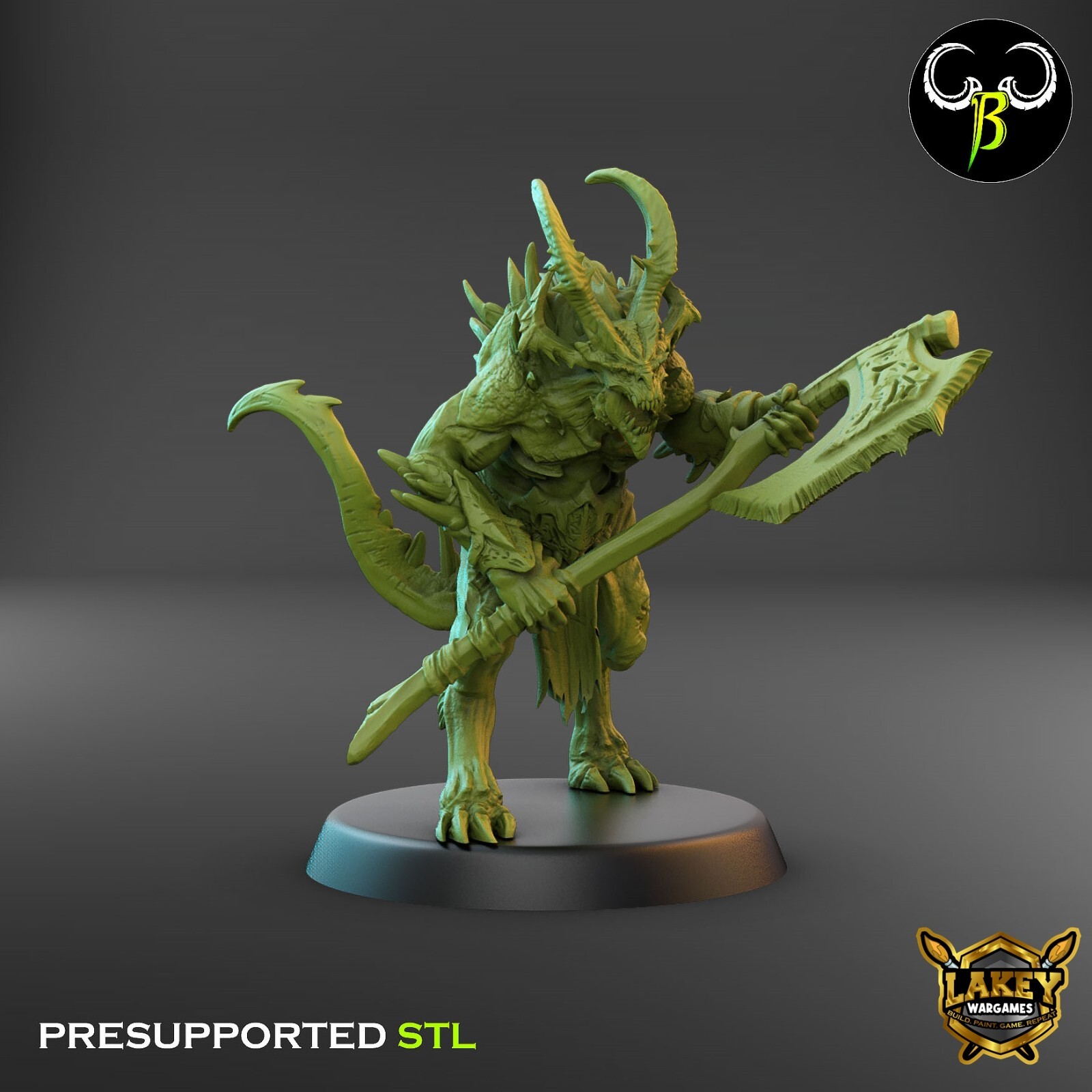 Gore Breakers | Daemon | 3D Printed Miniature | Clay Beast Creation |