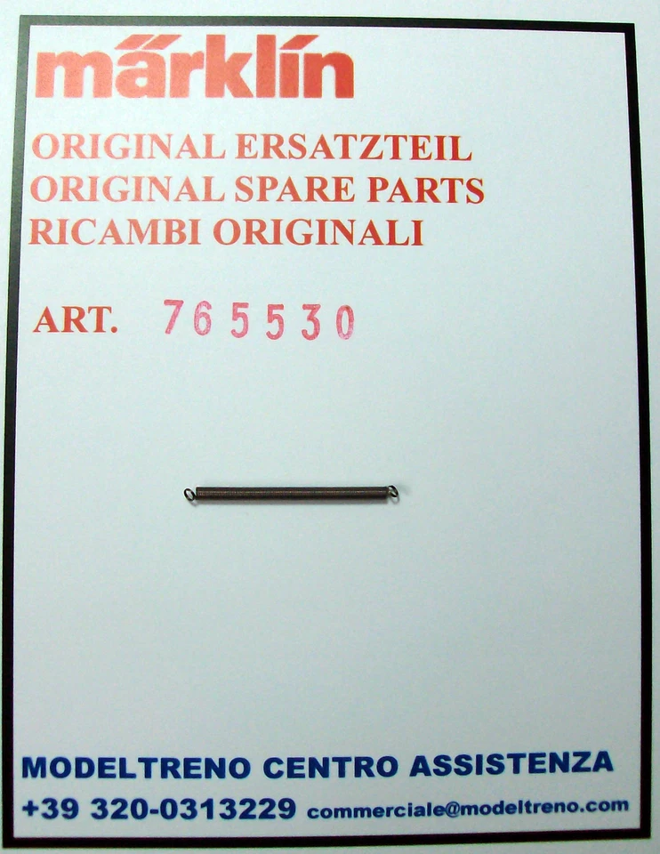 MÄRKLIN MARKLIN 76553 765530 MOLLA ZUGFEDER WAGGONS SERIE 4000 30mm.