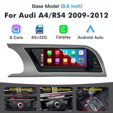 8.8" Apple CarPlay Android Multimedia Head Unit for Audi A4 RS4 B8 Low version