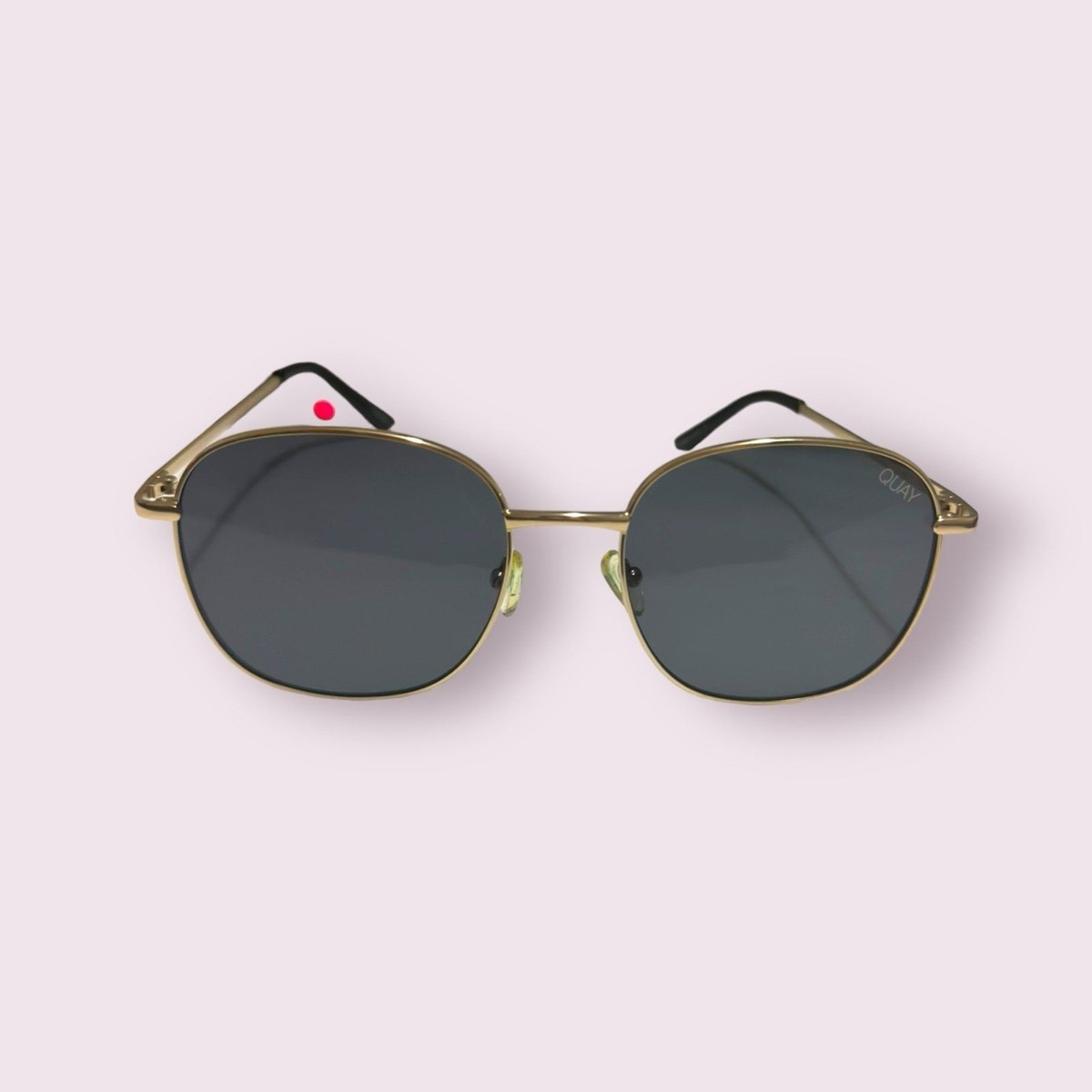 Quay Australia Jezabell Gold Round Sunglasses