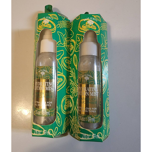 Bolero Water Lily Cucumber Hydrating Lotion Mist 2 PK eBay