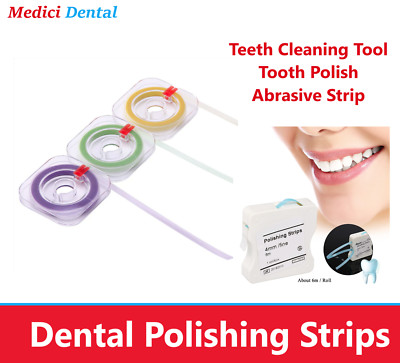 Dental Polishing Strips - Tooth Polisher Teeth Cleaning Abrasive Strip Oral Care