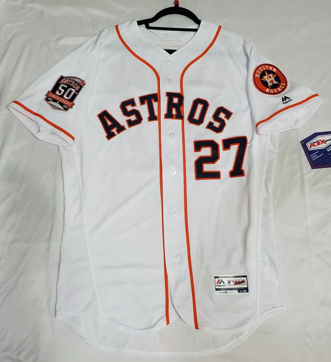 AUTHENTIC MAJESTIC 56 3XL, HOUSTON ASTROS, JOSE ALTUVE FLEX BASE