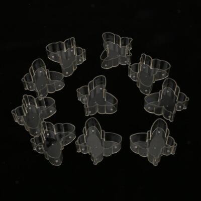 10 Sets Teelichtbecher Herz/Schmetterling/rund Kerzenformbecher viel Deko DIY