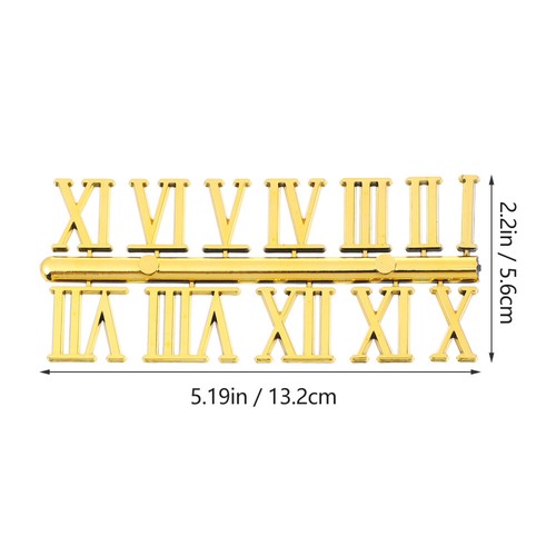 Sets Clock Numerals Replacement Roman Numerals Clock Mechanism Number - Foto 7 di 12