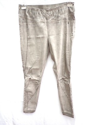 Tredy Bengalin Steinchen Stretch Hose Schlupfhose Gummizug Gr. 46