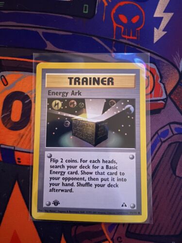Energy Ark ~ NM/MINT 1st Edition Neo Discovery 75 Regular Pokémon TCG Trainer - Picture 1 of 2