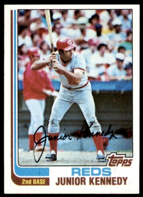 1982 Topps Junior Kennedy . Cincinnati Reds #723