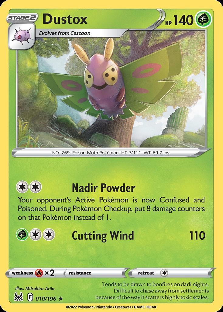Pokemon Dustox (10/217) Lost Origin NM