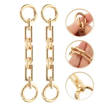 2Pcs Extender Chain For Purse Bag Chains For Handbags for Crossbody Bag Handbag