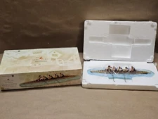 Department 56 Seasons Bay "Pull Together" #56.53600 Coxswain Row Boat Boat