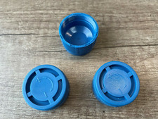 Thermostatic Radiator Valve Decorators Screw Cap (Blue) x 3