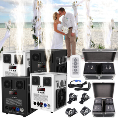 4PCS 700W Cold Spark Machine Firework Stage Effect DMX Wedding Party&Flight Case