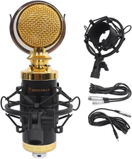 Rockvilie RCM02 Video Conference Live Stream Recording Microphone Zoom Mic