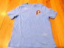 NWOT NIKE MLB PHILADELPHIA PHILLIES J.T. REALMUTO JERSEY T-SHIRT SIZE KIDS L 7