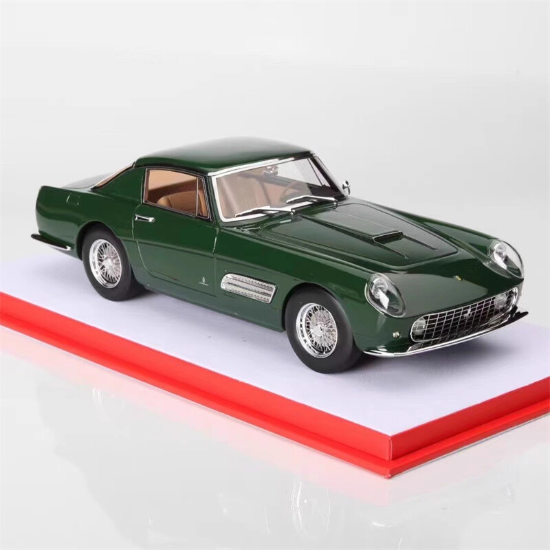 TECNOMODEL 1/18 Ferrari 410 SA – Miniature Voiture Blanche/vert/ Noir