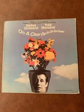 Streisand/Montand-On A Clear Day You Can See For 1970 S-30086 Vinyl 12'' Vintage