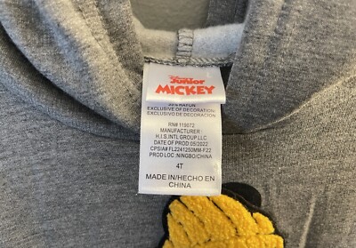 Disney Junior Toddler Boy 2-Piece Mickey Mouse Fleece Hoodie