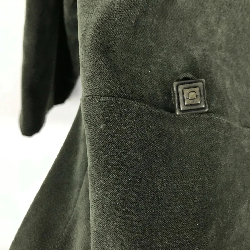 Blusa R&K Originals Talla Pequeña 10P Mezcla Poliéster Verde Abotonada Manga Larga Foto 4 de 4