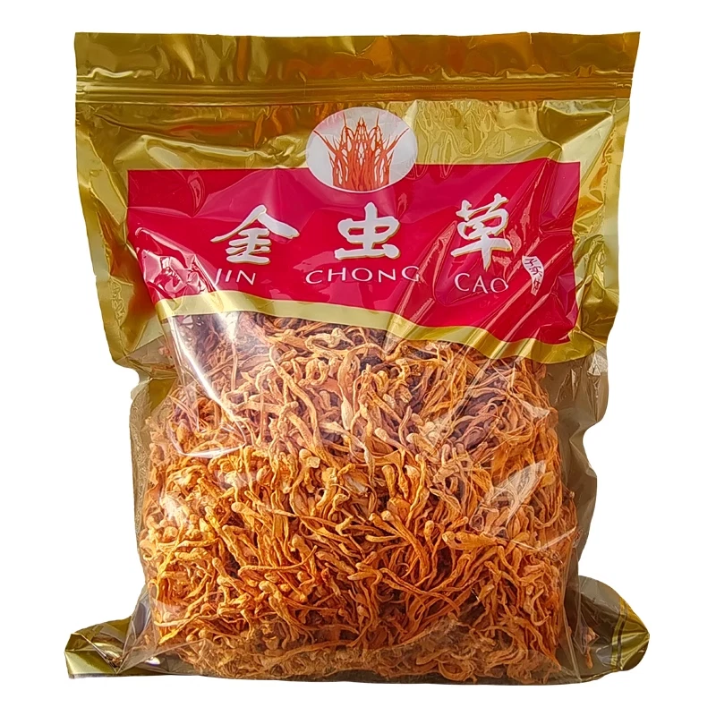 Premium Super Mushroom Cordyceps Militaris hongo Chong Cao Hua 500 g Foto 3 de 4