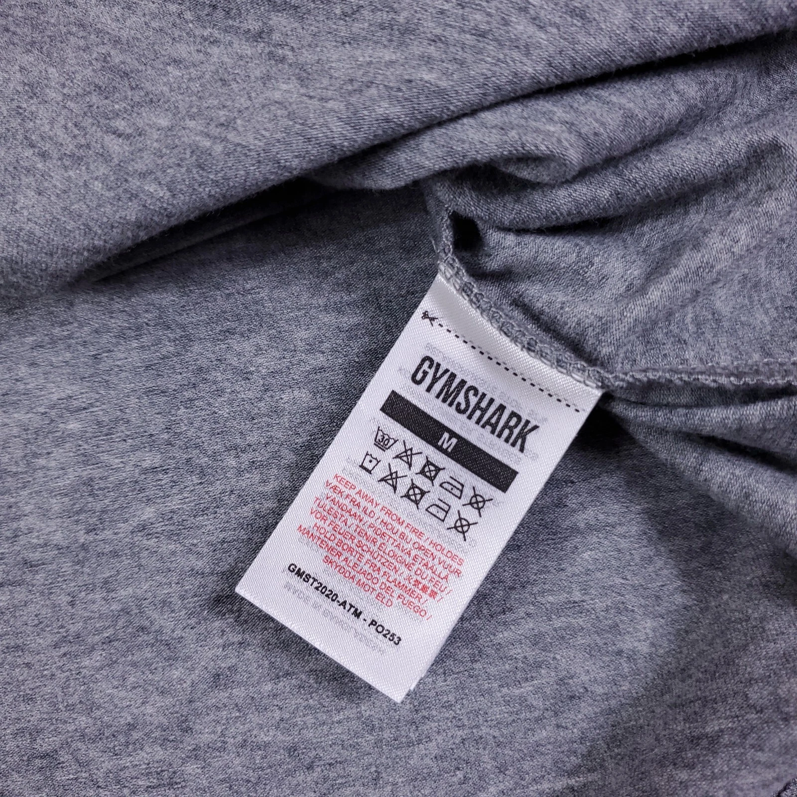 gymshark short sleeve cotton blend shirt
