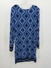 MICHAEL Michael Kors Blue Size Small Long Sleeve Dress