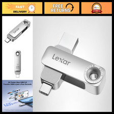 128GB Dual USB Flash Drive, 400MB/s Read, 360MB/s Write, USB-C & USB-A, Metal Sw