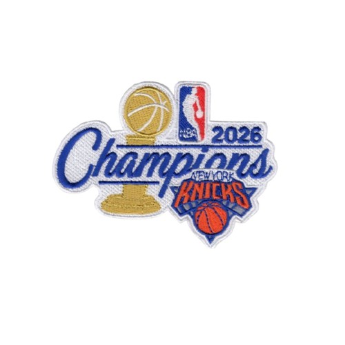 2026 NBA Finals Champions Knicks Patch Inch Iron on Sew on 4x3 Inch