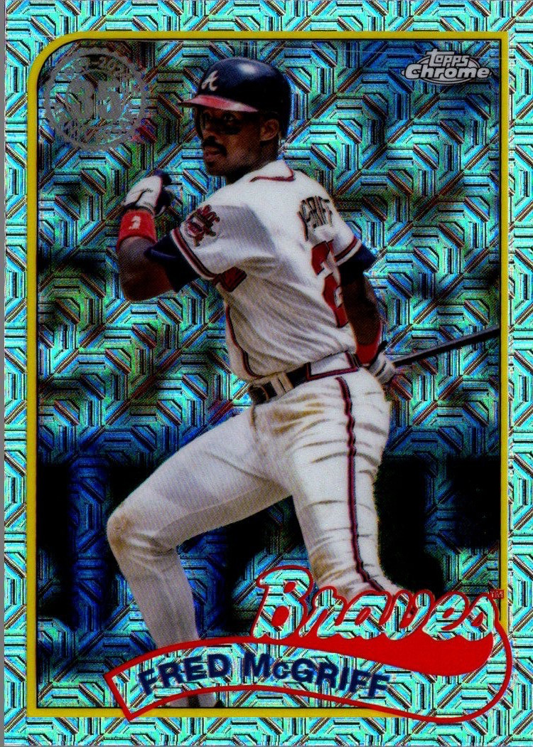 2024 Topps Update '89 Topps Silver Pack Chrome #T89CU43 Fred McGriff Atlanta