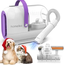 Homeika Pet Grooming Kit & Dog Hair Vacuum, 99% Pet Hair Suction, 3L Dust Cup