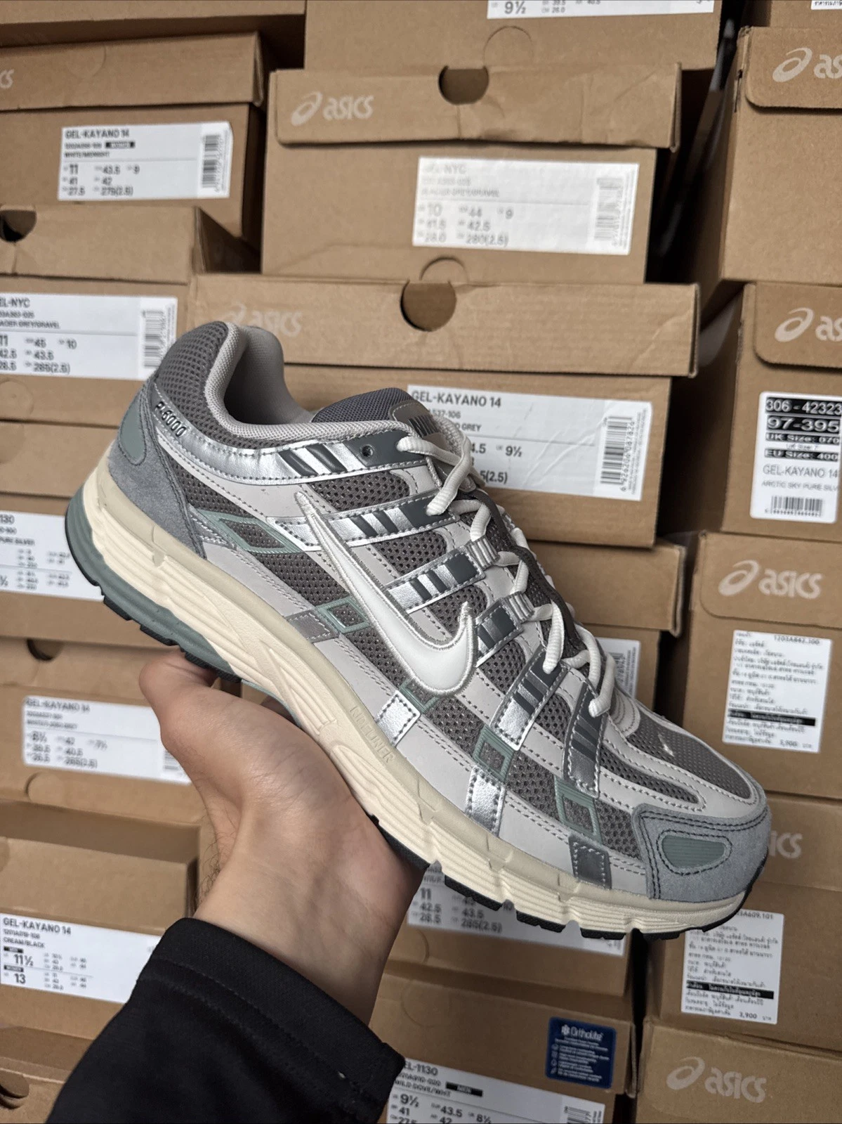 Nike P 6000 Flat Pewter UK10 nuove a mano pronte per la spedizione venditore di fiducia ?✅