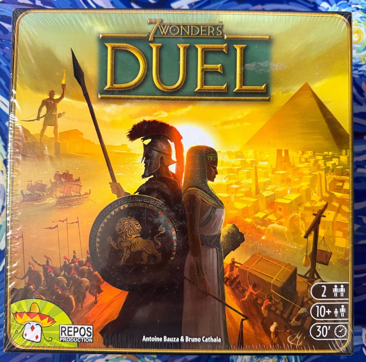 7 Wonders Duel Board Game Repos Prod. - Base Game NEW IN SHRINK WRAP!