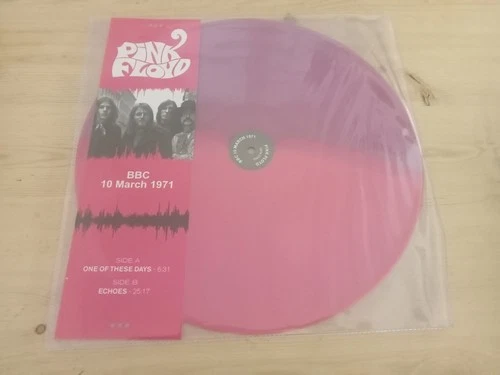 PINK FLOYD - BBC 10th March 1971 LP PINK/PURPLE SPLIT Vinyl