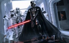 Star Wars darth vader lightsaber stormtrooper Custom Gaming Mat Desk 4255
