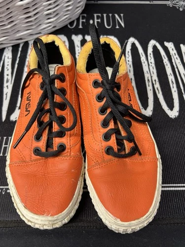 Vans Old Skool X NASA Women 5.5 Men 4 Firecracker Orange Sneakers Space Voyager