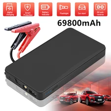 Mini Slim 69800mAh Car Jump Starter Booster Jumper Power Bank Battery Charger