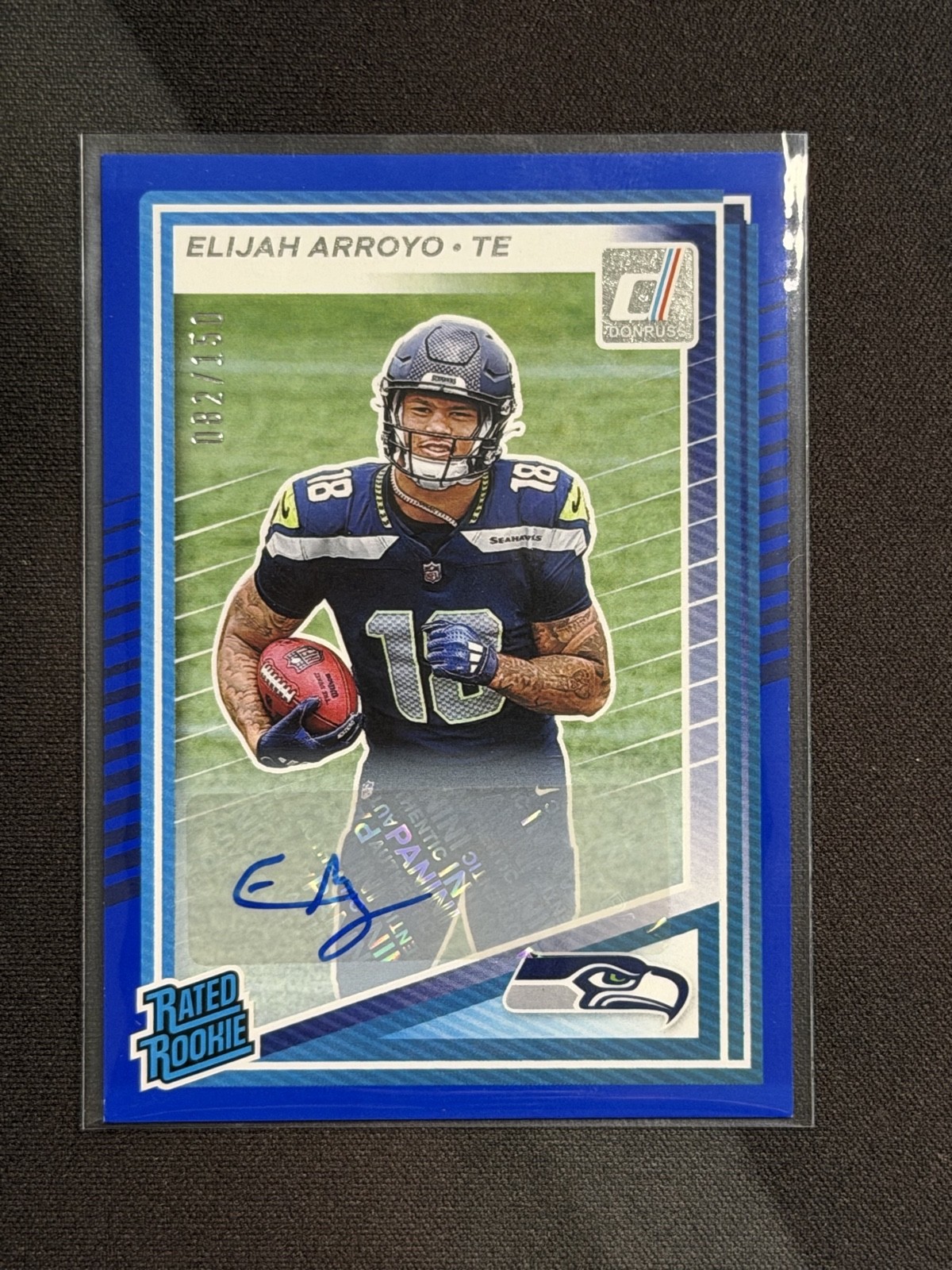 2025 Panini Donruss - Rated Rookie Elijah Arroyo #317 Blue Autographs /150