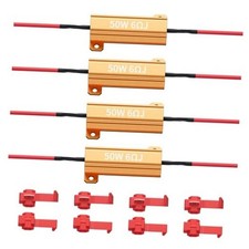 Pcs 50W 6ohm Load Resistors for LED Turn Signals - Led Load Resistor Kit, Fix 4