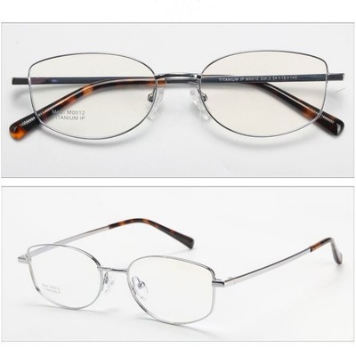 Titanium Ultralight Reading Glasses Full Rim Women Men Readers Silver Frames