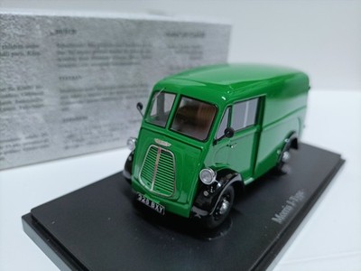 AutoCult 1：43 Morris J-Type 1949 Green Transport Bread Truck Model