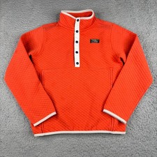 L.L. Bean Quilted Quarter Snap Pullover Jacke...