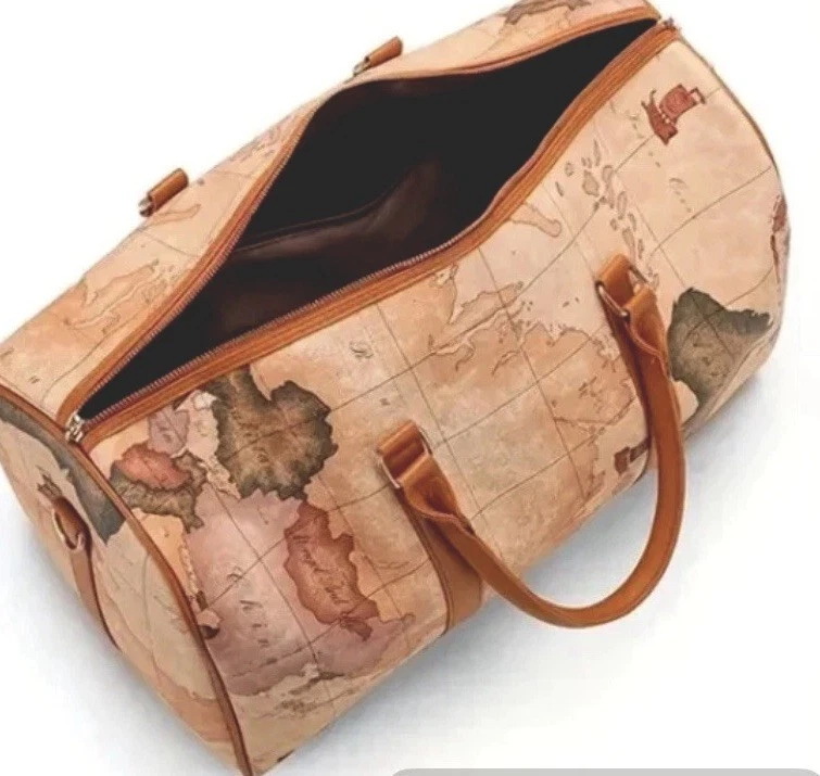 DUFFLE - карта мира классический путешествий сумка с ремнем очень большой вместительный прочный - Изображение 4 из 4