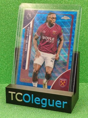 Aaron Wan-Bissaka Blue Wave /150 Topps Chrome PL 2025-26 West Ham United